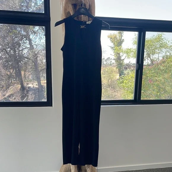 Michael Kors Black Logo Jumpsuit - Picture 3 of 11